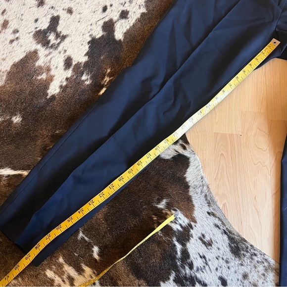 ST. JOHN Caviar Jennifer  Ankle Pants Trousers In Navy Size 6 - Picture 7 of 7